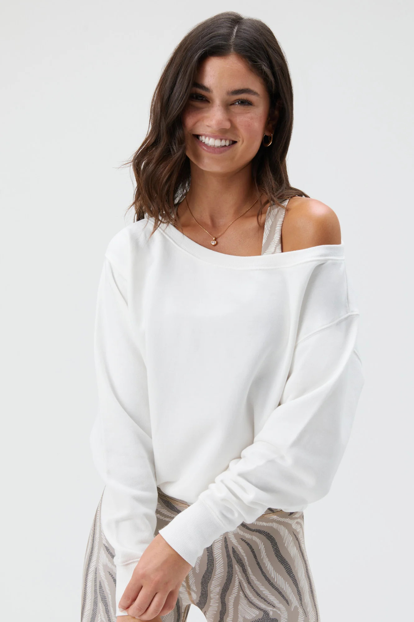 Vida Off Shoulder Sweatshirt | Spiritual Gangster