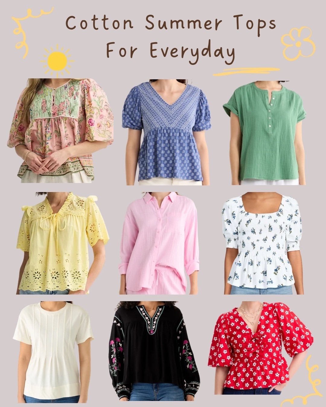 Cotton summer tops for all your mom errands and events

#LTKootd #LTKmomlife #LTKWorkwear