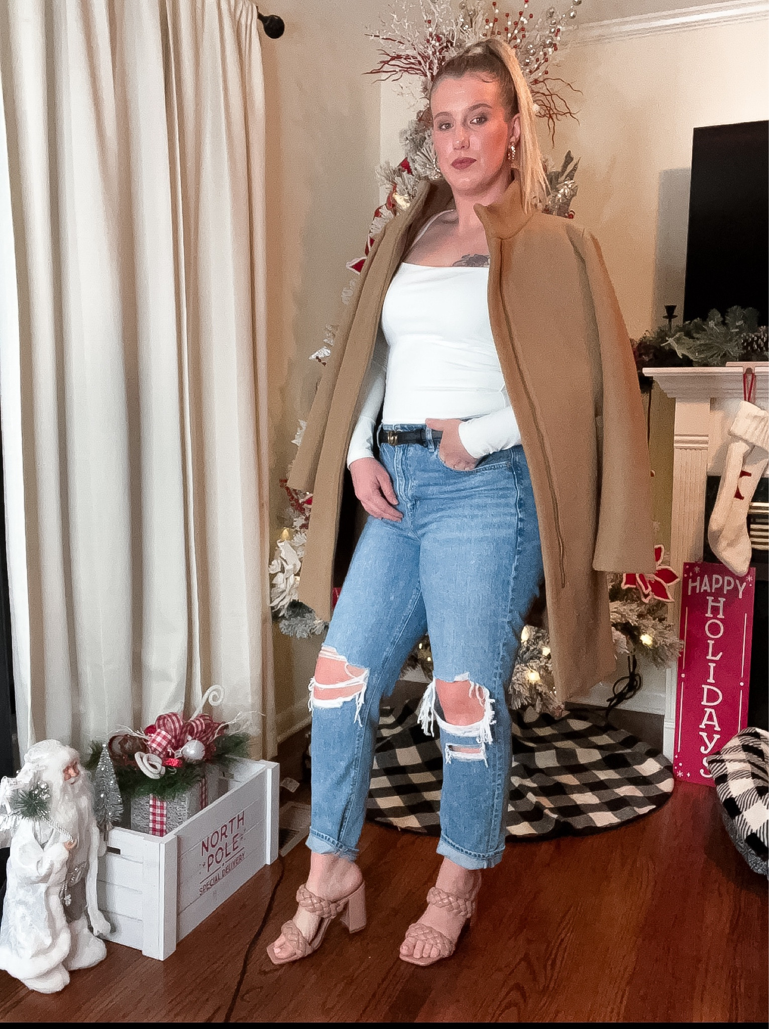 My entire look is on sale today! Couldn’t find the exact top but linked some very similar ones on sale from Abercrombie. SHOP 

#LTKMidsize #LTKSaleAlert #LTKGiftGuide