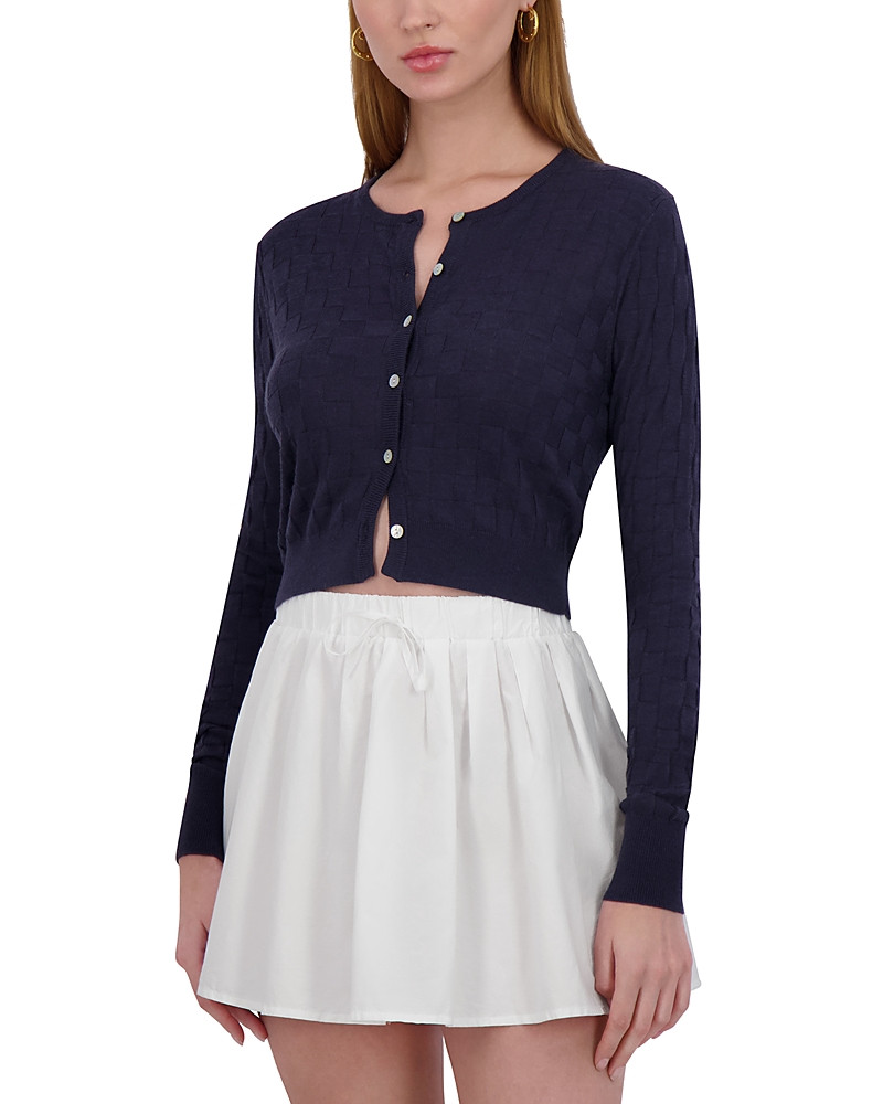 Point Checker Knit Cardigan | Bloomingdale's (US)
