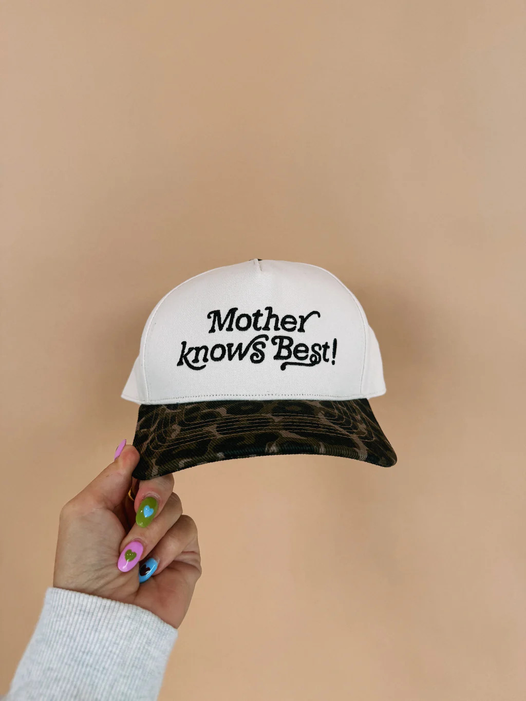 ETTA OG | mother knows best trucker hat - leopard | Etta+East