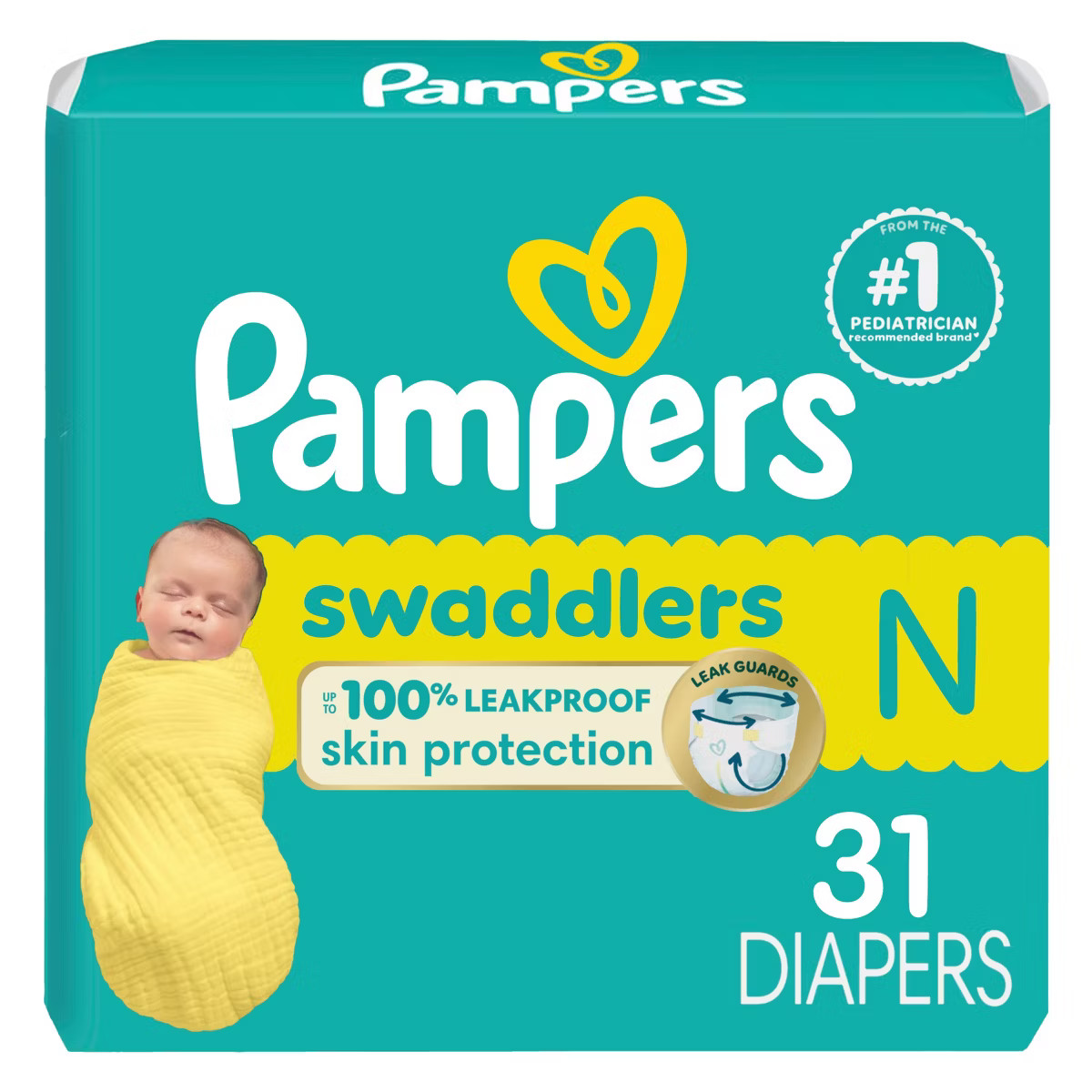 Pampers Swaddlers Sensitive Disposable Diapers - (Select Size and Count) | Target