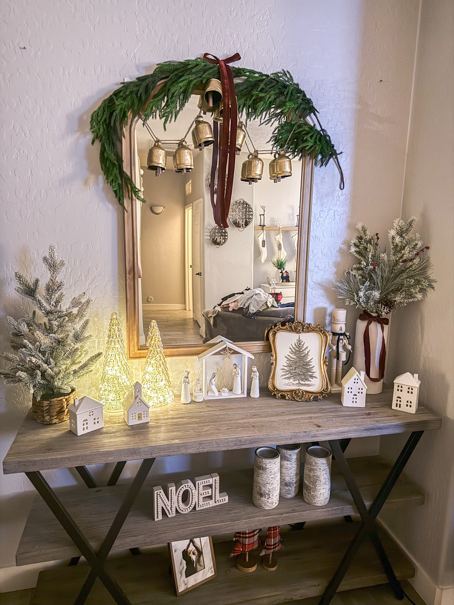 Sprucing up my entryway table with some decor I found on Amazon, I still need to grab more garland to make it thicker but it’s coming along 🤩

#LTKHoliday #LTKSeasonal