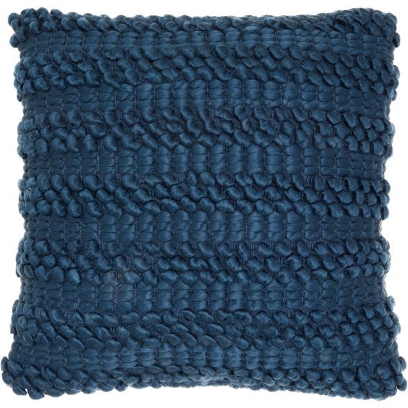 Woven Striped Life Styles Square Throw Pillow - Mina Victory | Target