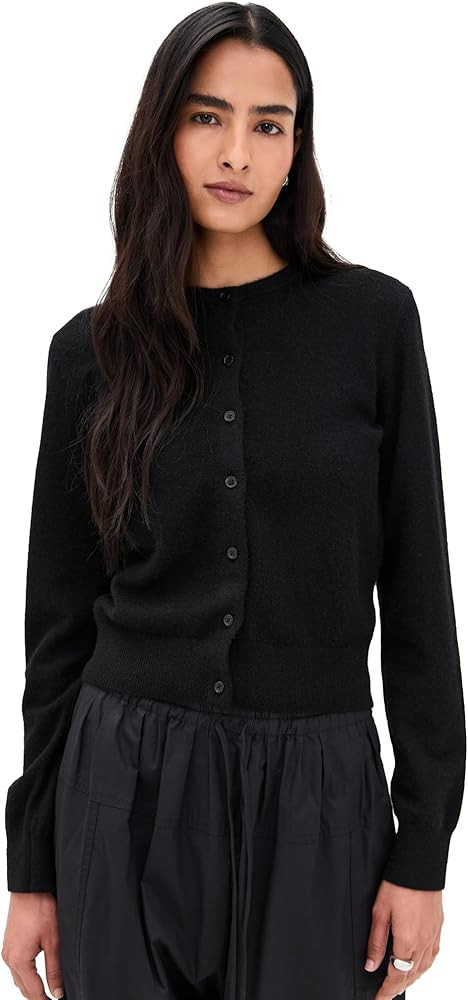 White & Warren Women's Cashmere Crew Neck Cardigan | Amazon (US)