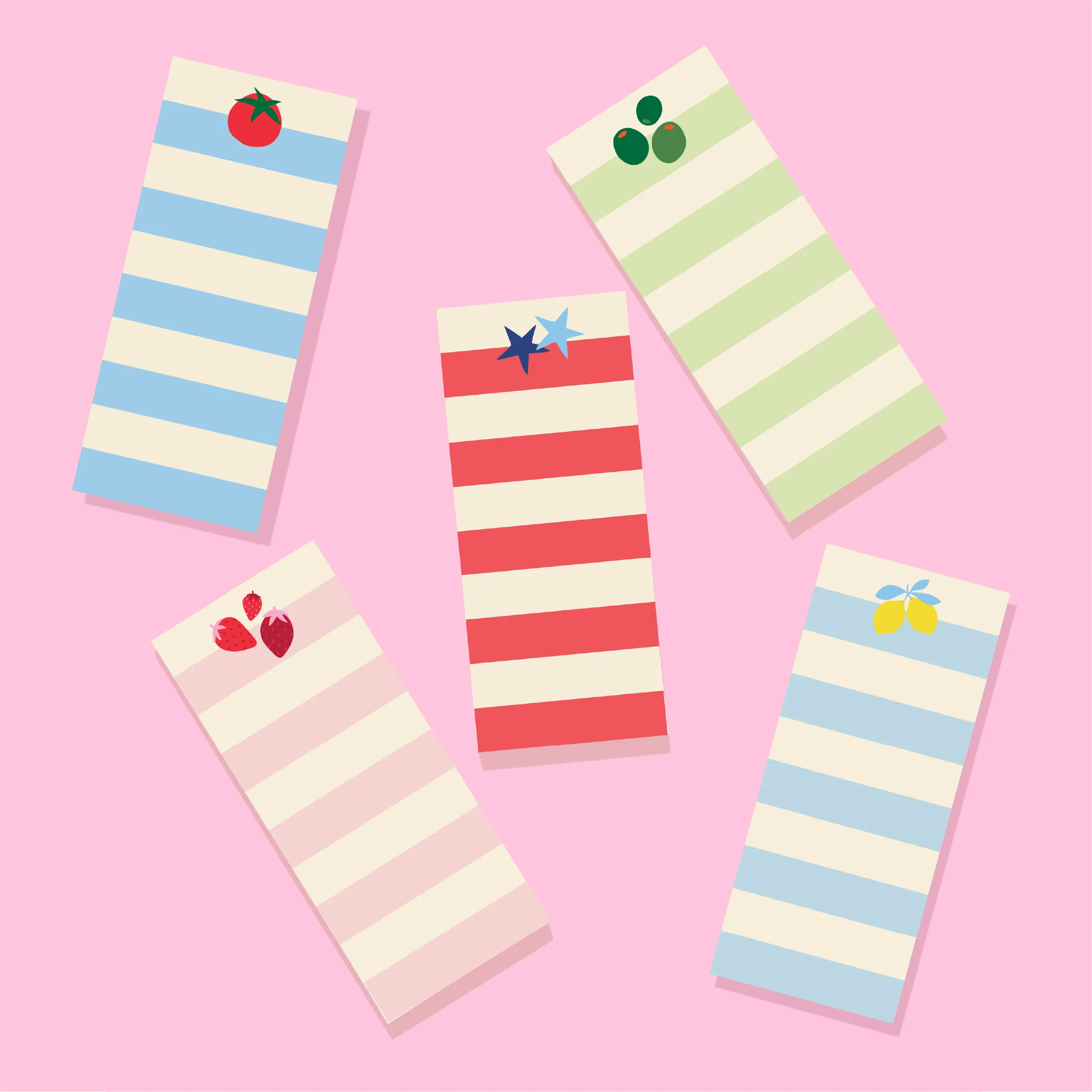 Farmers Market Tall & Skinny Notepads | Joy Creative Shop