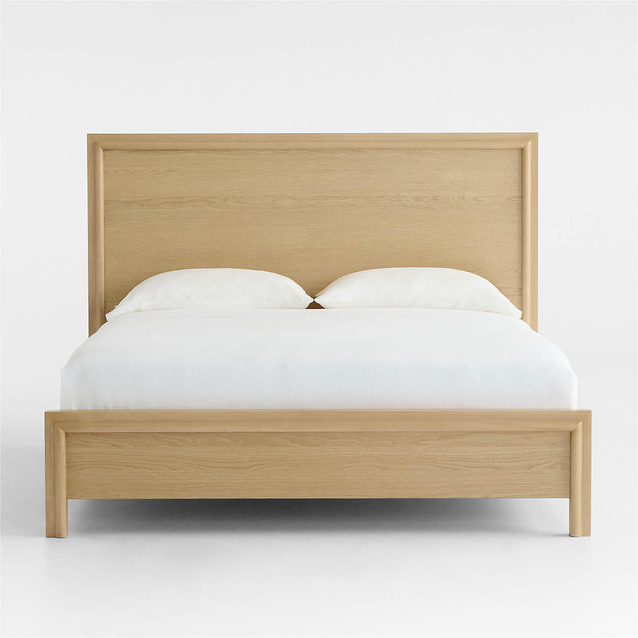 Hastings Rye Wood King Bed + Reviews | Crate & Barrel | Crate & Barrel