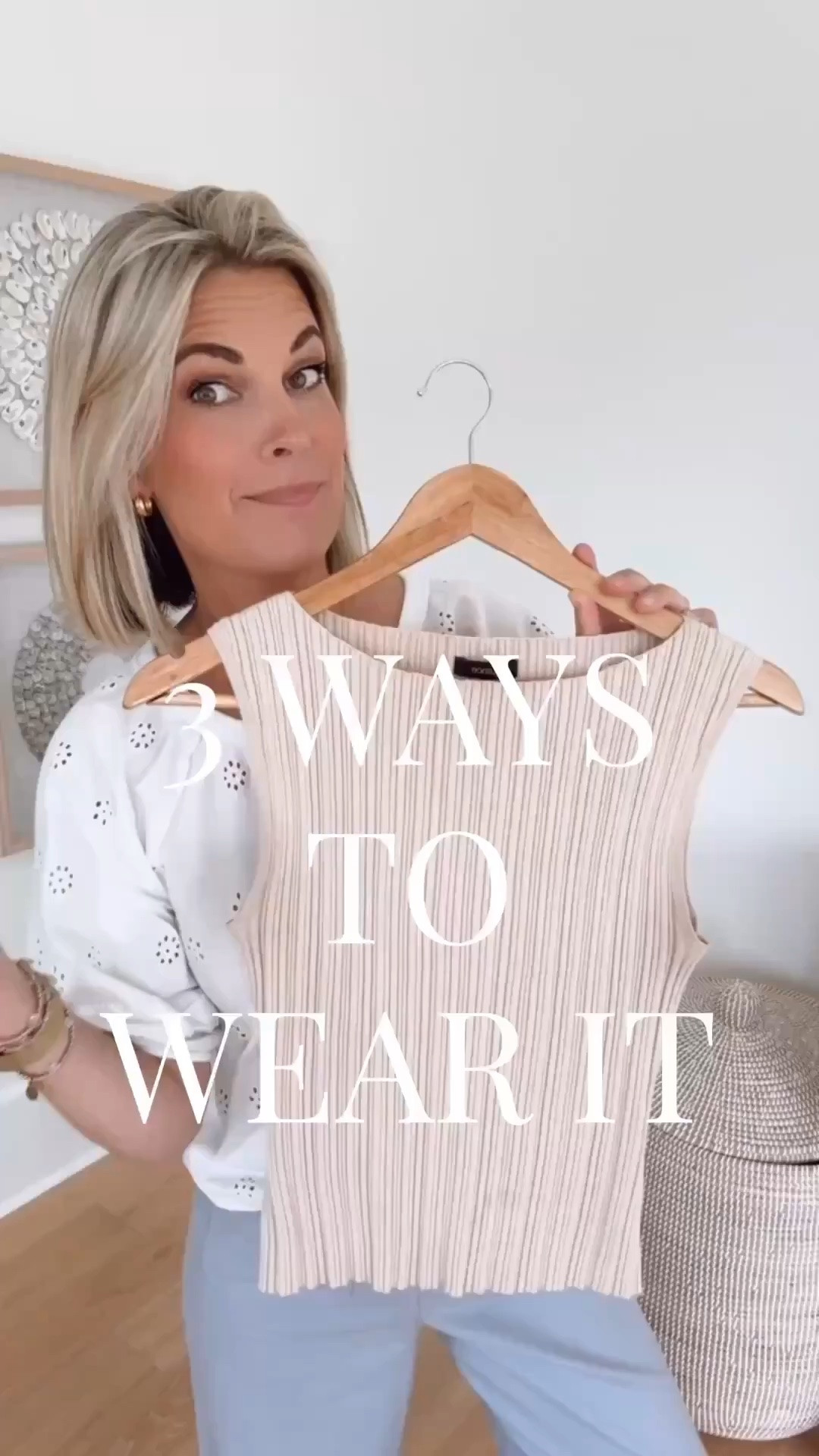 Ribbed shell 3 ways! It makes my capsule wardrobe!  Easy to dress up or down. I have size small and small tall in the pants. Use my new customer discount code on the spanx pants - RACHELXSPANX.

#LTKSaleAlert #LTKTall #LTKWorkwear