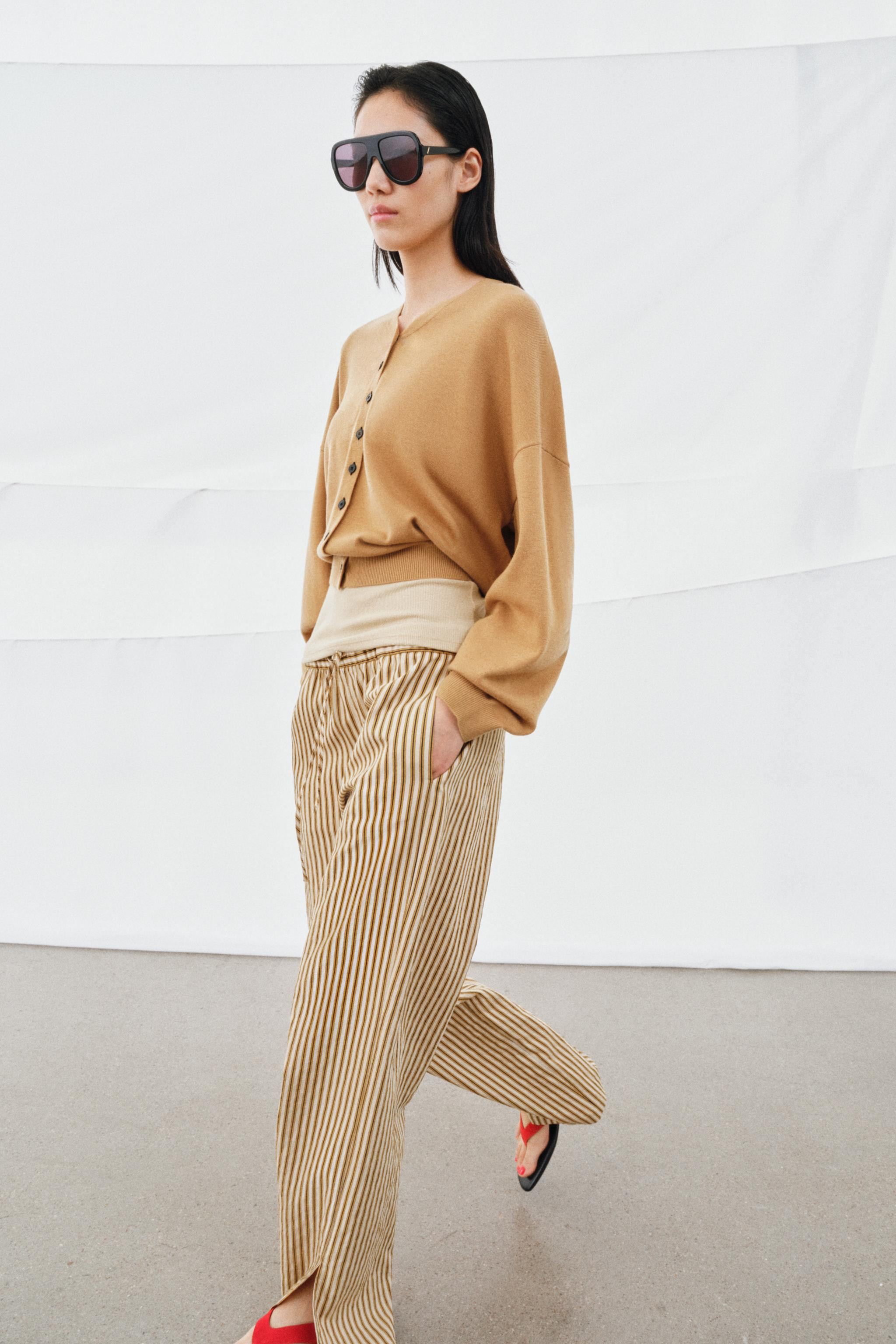 ZW COLLECTION STRIPED PAJAMA PANTS | Zara US