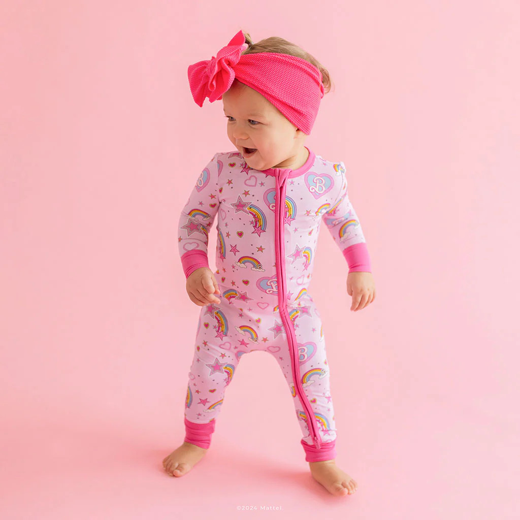 Pink Baby Convertible Sleeper | Barbie™ Star Power | Posh Peanut