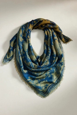 Two-Tone Floral Cashmere + Modal Scarf | Terrain
