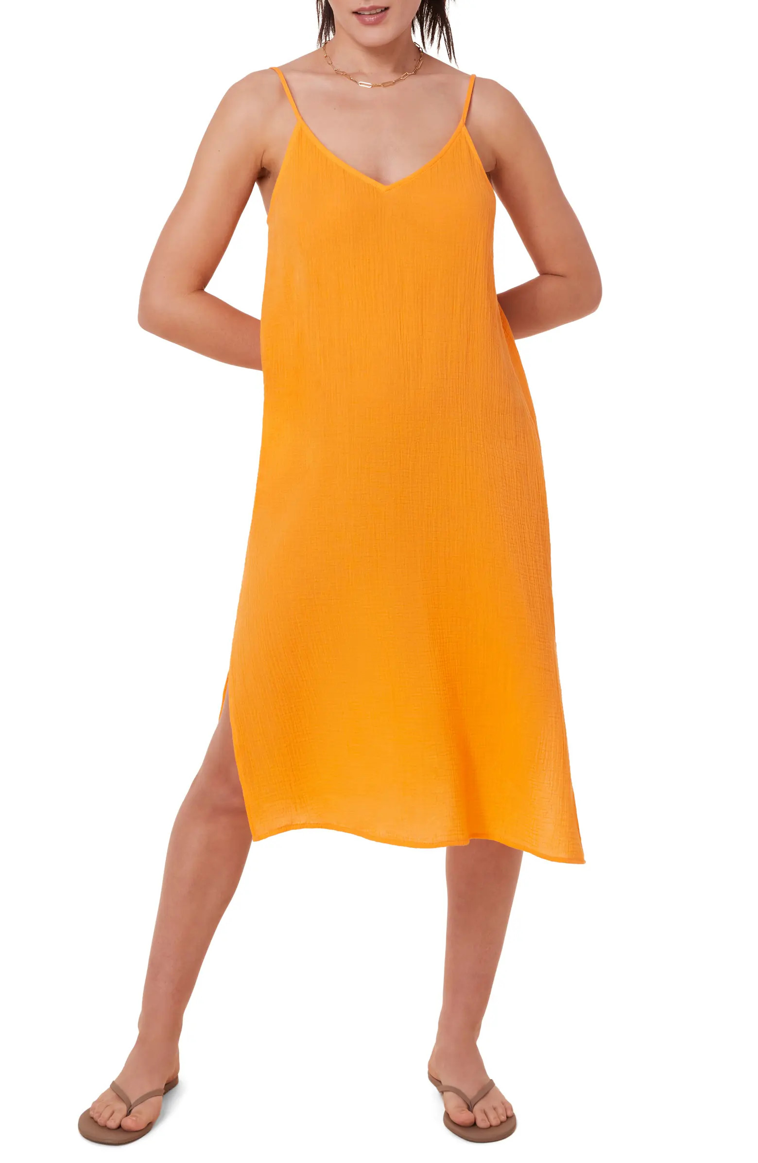 Andie The Barreta Cotton Gauze Cover-Up Slipdress | Nordstrom | Nordstrom