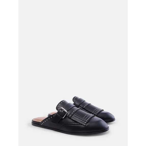 Free Assembly Women's Studded Loafer Mules | Walmart (US)
