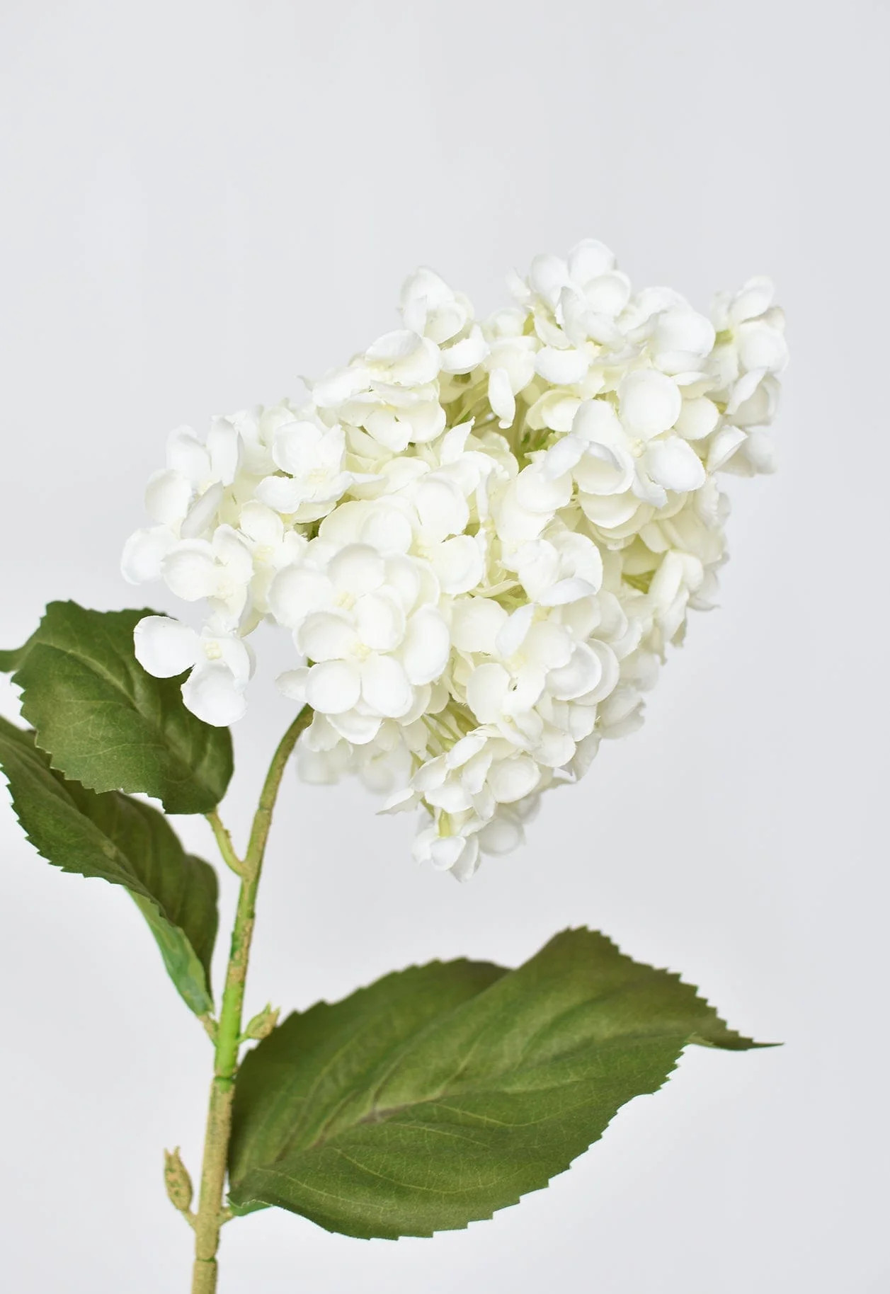 28" Faux Cone Hydrangea Stem White | Walmart (US)