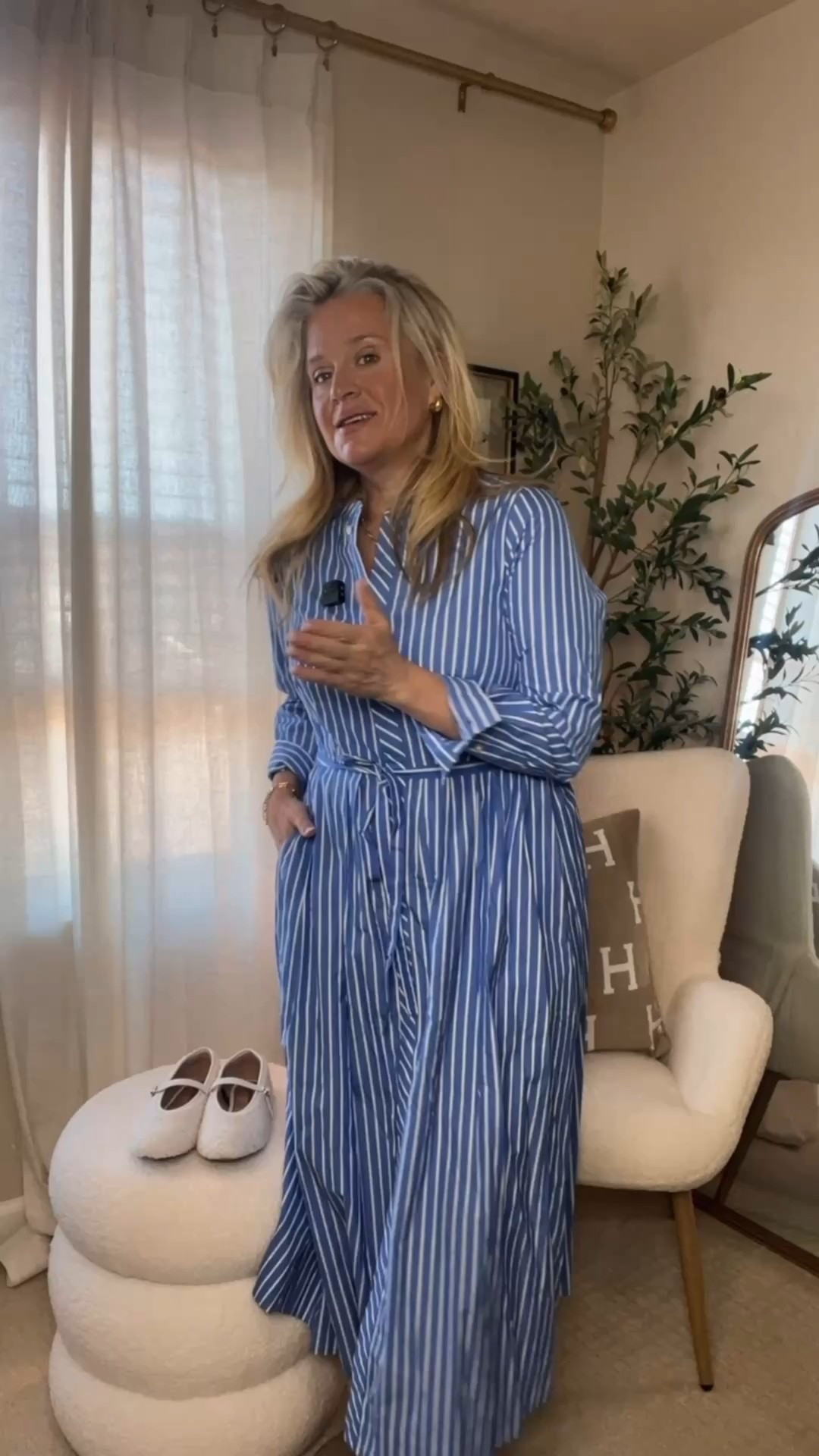 ✨Tap the bell, save and ❤️ for over 40 fashion, midlife style, midsize fashion and luxury looks for less. 

this is such a beautiful timeless shirt dress. It also comes in a pink and white stripe as well, which would be great for Valentine's Day and then into spring. It fits fairly criticized, but I would size down if you're in between sizes it is a fantastic work dress great teachers dress great church dress just took me worn so many different places. I didn't notice two kind of an easy reviews. Not really sure why because I really like this dress and hands-down a fantastic deal under 35.


👑"Helping you look good, feel good!" - Lindsey Denver 

Over 40 fashion, over 50 style, midlife style, midsize fashion, Gen X style, body confidence, perimenopause style, mom outfits, over 45 style, over 50 

Follow my LTK @Over40andmidlife on the @shop.LTK app to view this post and get my exclusive app-only content!

#liketkit #LTKFindsUnder50 #LTKMidsize #LTKOver40
@shop.ltk
https://liketk.it/5KfXt