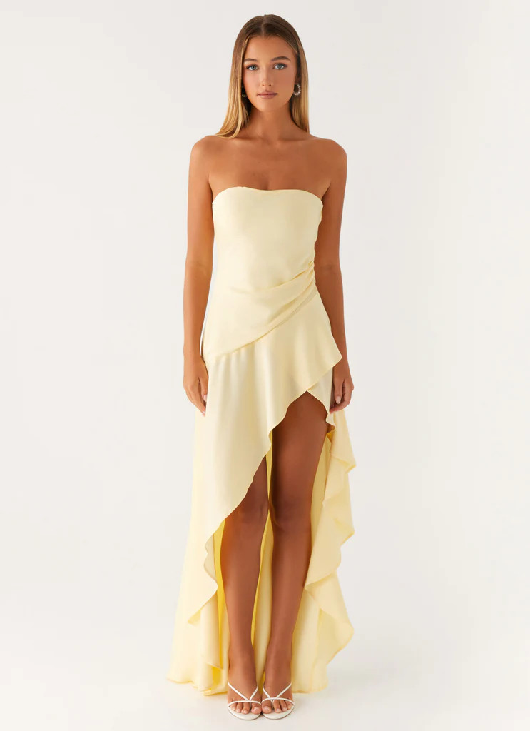 Bodie Maxi Dress - Pastel Yellow | Peppermayo (Global)