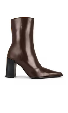 Schutz Raffaela Bootie in Root Brown from Revolve.com | Revolve Clothing (Global)