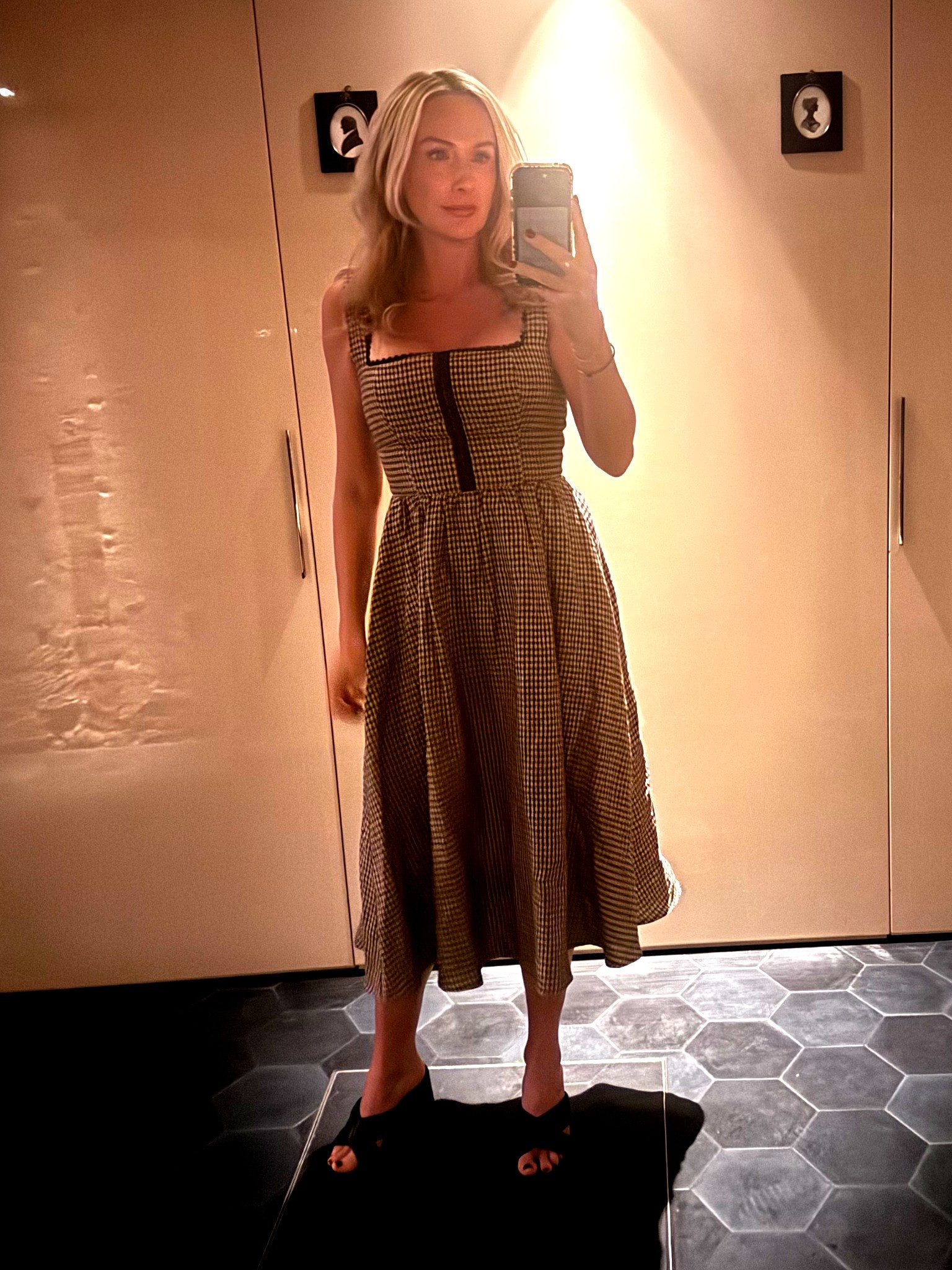Dinner in Florence outfit. 

Italy travel outfit. 
Prada shoes 
Reformation dress

#LTKTravel #LTKOver40