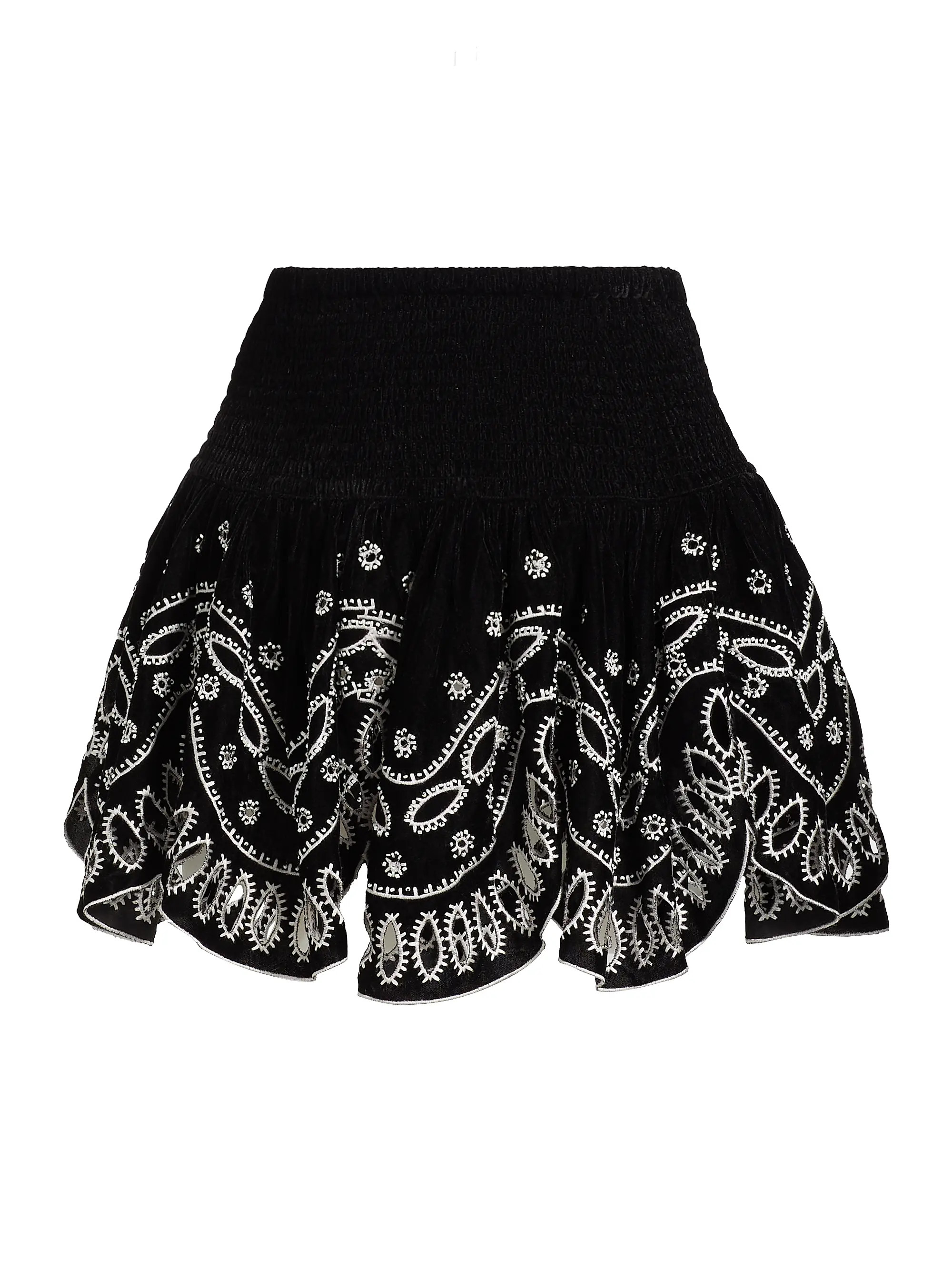 Clara Velvet Mini Skirt | Saks Fifth Avenue
