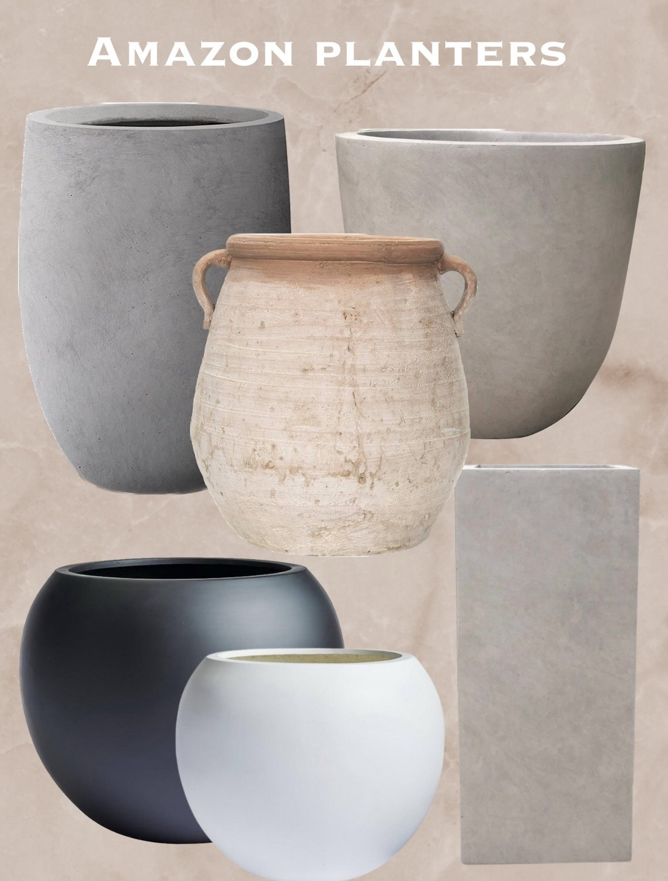 Amazon planters for indoor/ outdoor 




Indoor planters, outdoor planters, concrete planter, terracotta plant, modern round planter, white planter, black planter, 

#LTKSeasonal #LTKHome #LTKFindsUnder50 #LTKFindsUnder100