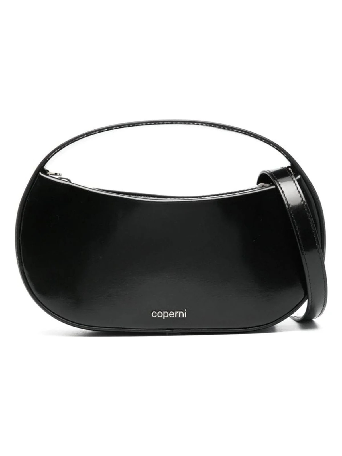 Coperni Women's Swipe Sound Small Leather Handbag in Black | Size UNI | BA72BIS493BLACK | LOZURI