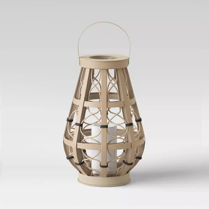 Woven Ogee Outdoor Lantern Natural - Opalhouse™ | Target