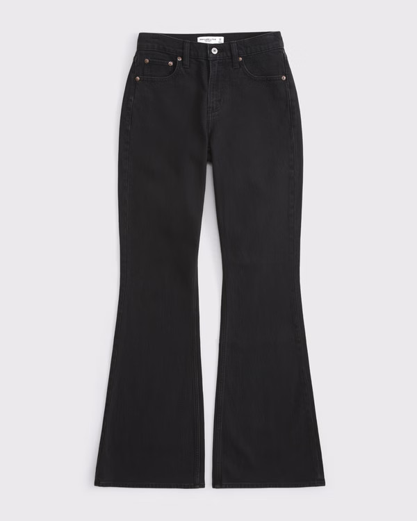Curve Love High Rise Flare Jean | Abercrombie & Fitch (US)