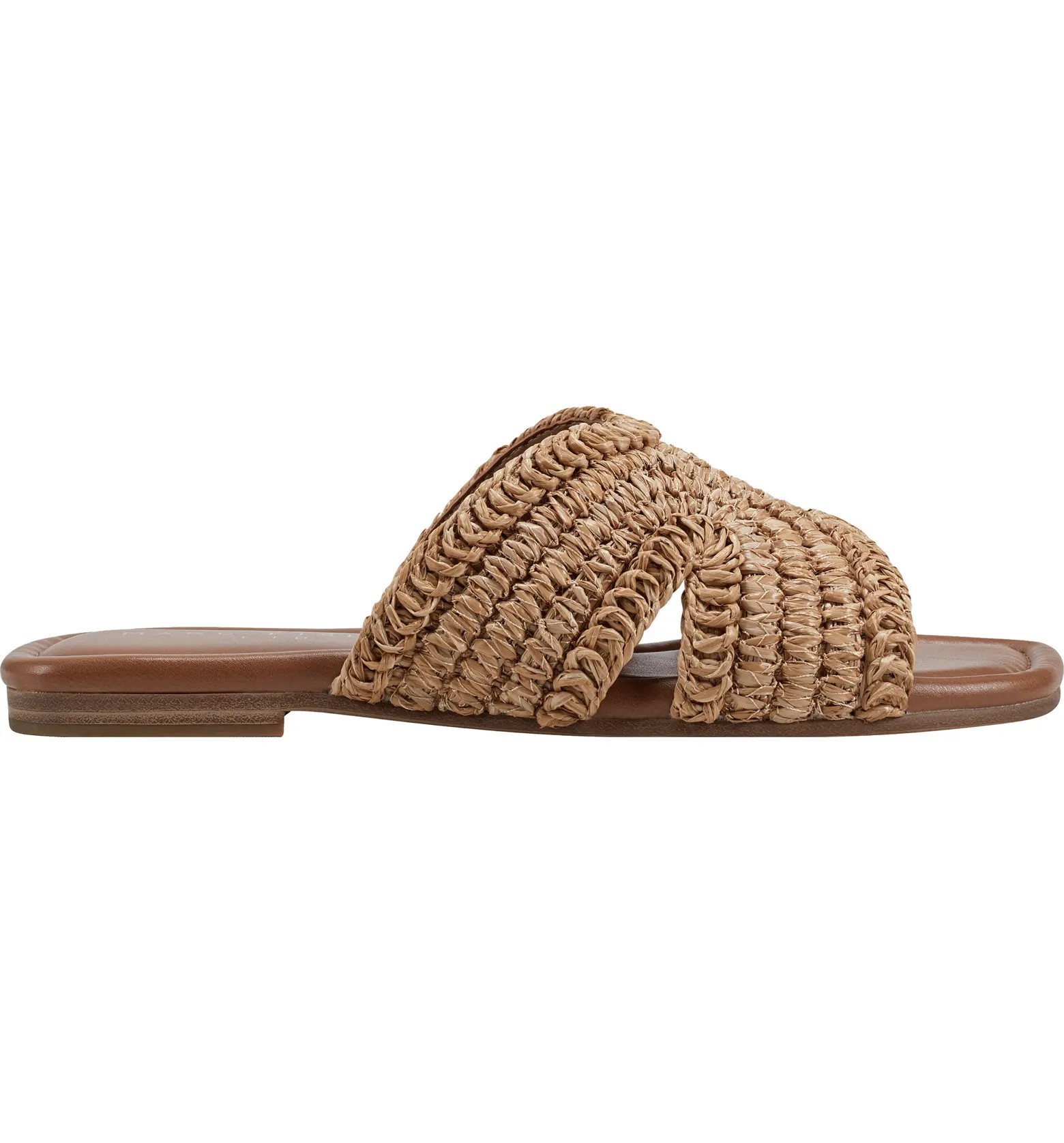Narda Raffia Slide Sandal (Women) | Nordstrom