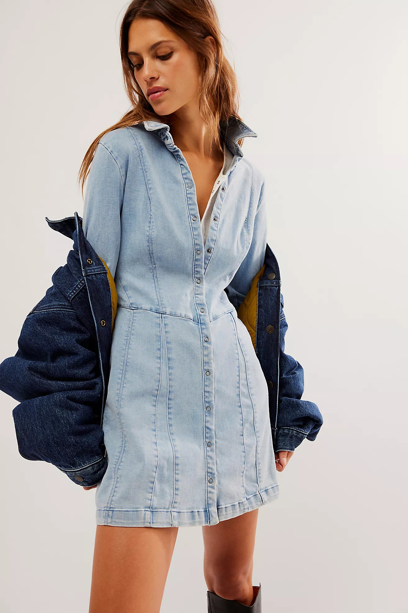 Thea Denim Mini | Free People (Global - UK&FR Excluded)