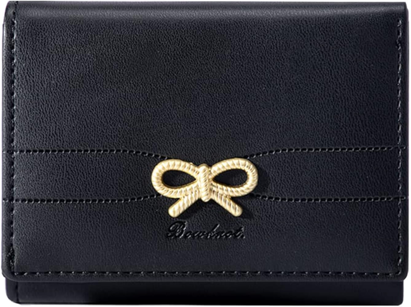 Sunwel Fashion Wallets Girls Cute Coquette Bow Small Wallet Aesthetic Card Holder ID Window Purse... | Amazon (US)