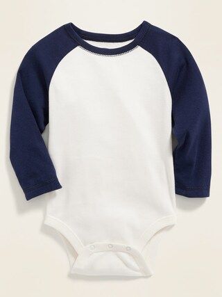 Raglan-Sleeve Bodysuit for Baby | Old Navy (US)