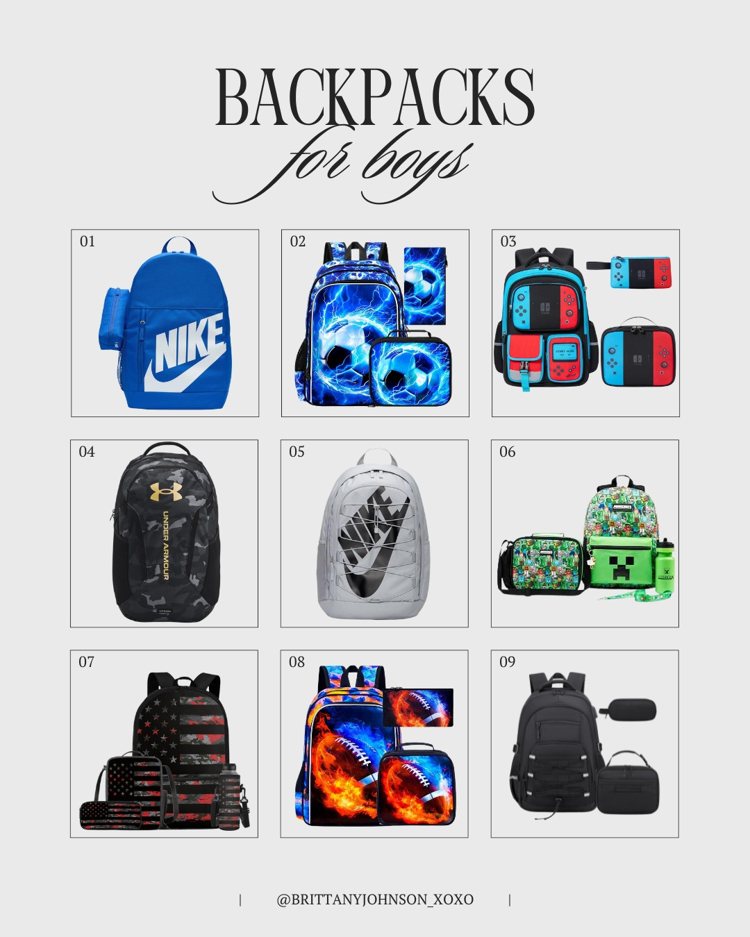 Back-to-school backpacks for the boys! 🎒 So many fun options from sports to gaming styles! 

 #LTKSeasonal #LTKKids