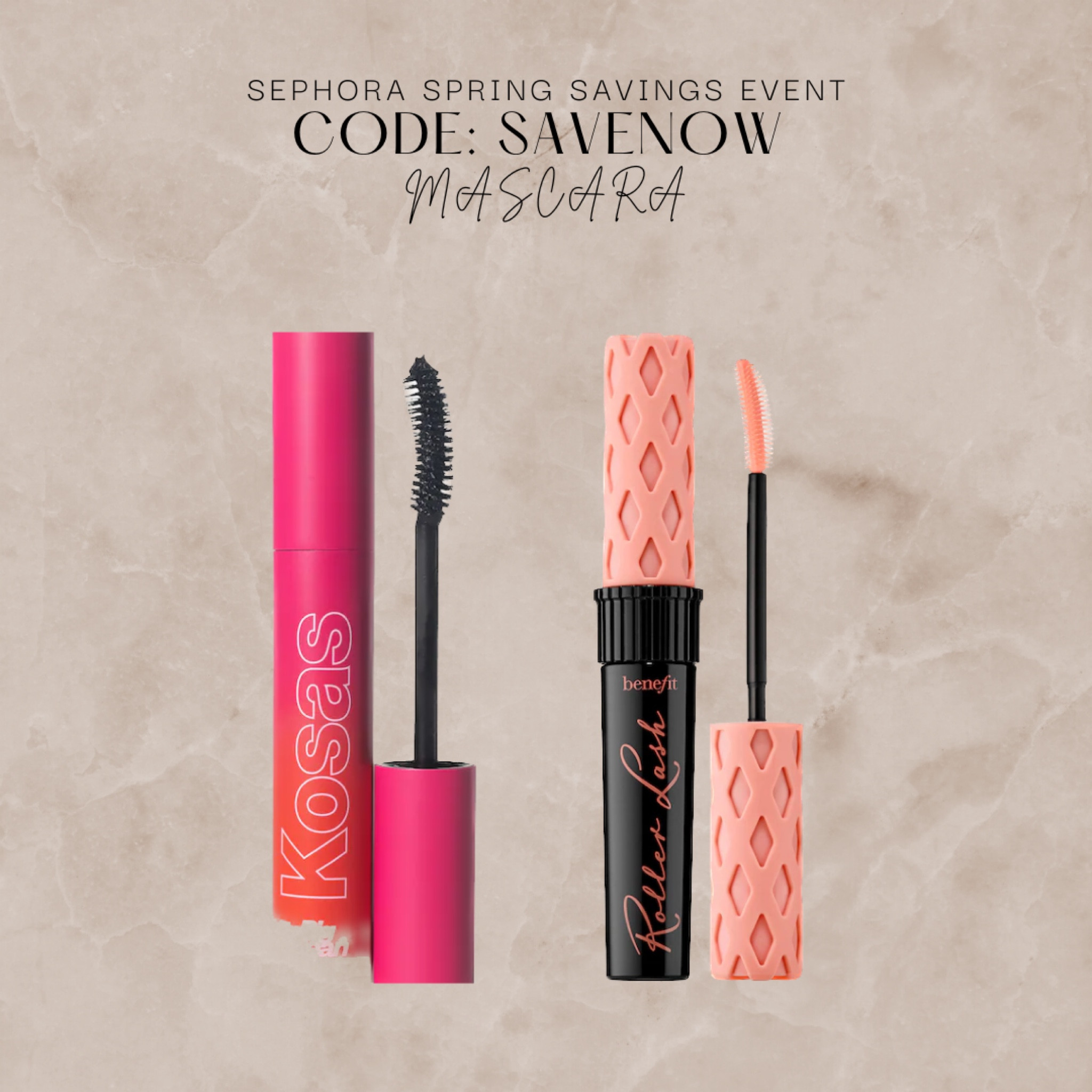 Love both! If it’s not a curled wand I don’t want it. Benefit is an OG for me but currently have Kosas. Minis are also linked so if you are just looking to test one or don’t wear it often, go with a mini. 

#LTKBeautySale #LTKunder50 #LTKsalealert