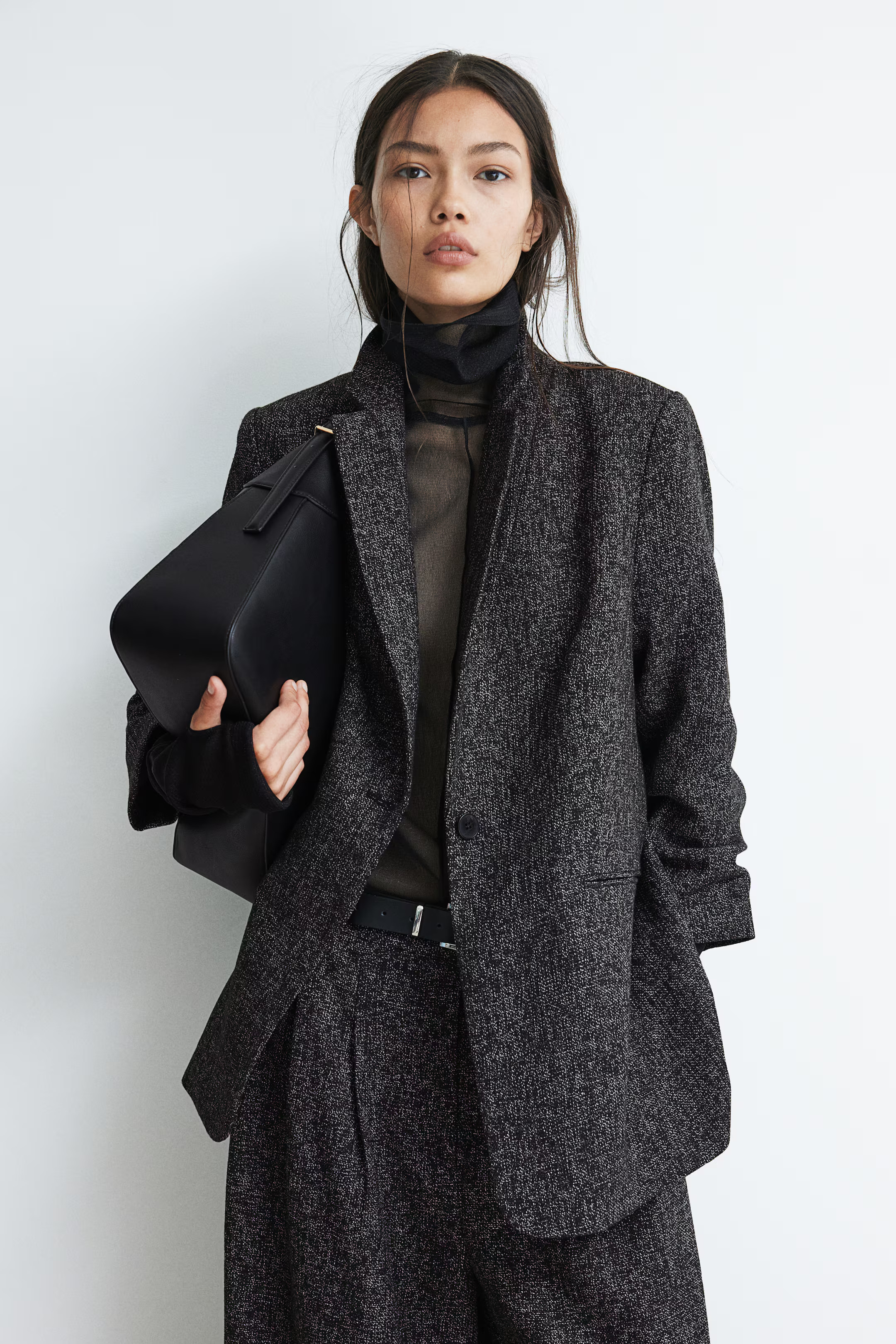 Gathered-Sleeve Jacket | H&M (US + CA)
