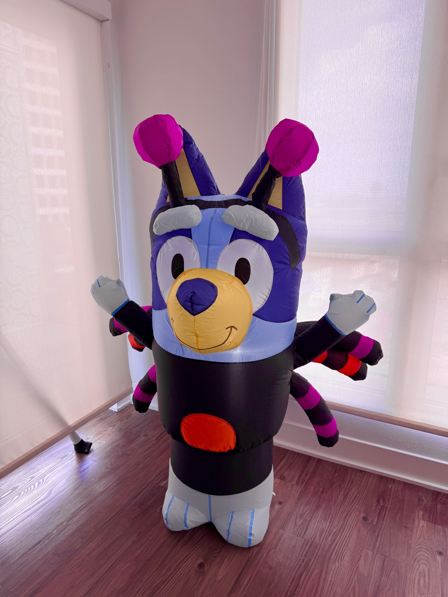 Bluey Halloween Blow Up is DEFINITELY a staple in this household 🎃🎃🎃👻👻👻
#Halloween #Bluey 

#LTKSeasonal #LTKHome #LTKKids