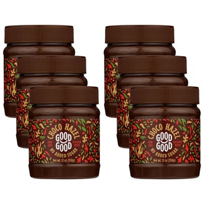 Good Good Belgian Choco Hazel Spread No Sugar Added - Case of 6/12 oz | Target