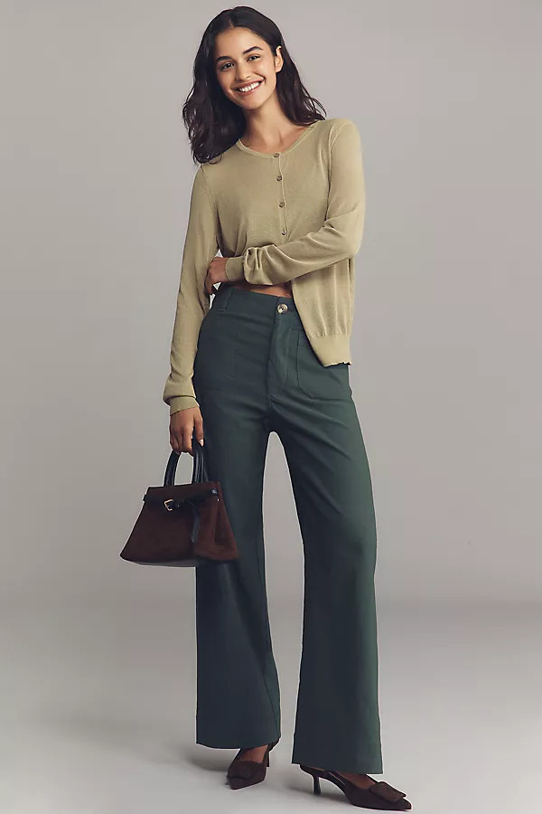 The Colette Full-Length Wide-Leg Pants by Maeve | Anthropologie (US)