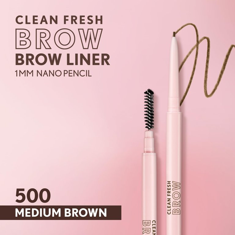 Covergirl Clean Fresh Brow Nano, 500 Medium Brown, Eyebrow Pencil, Ultra-Precise Tip, Waterproof,... | Walmart (US)