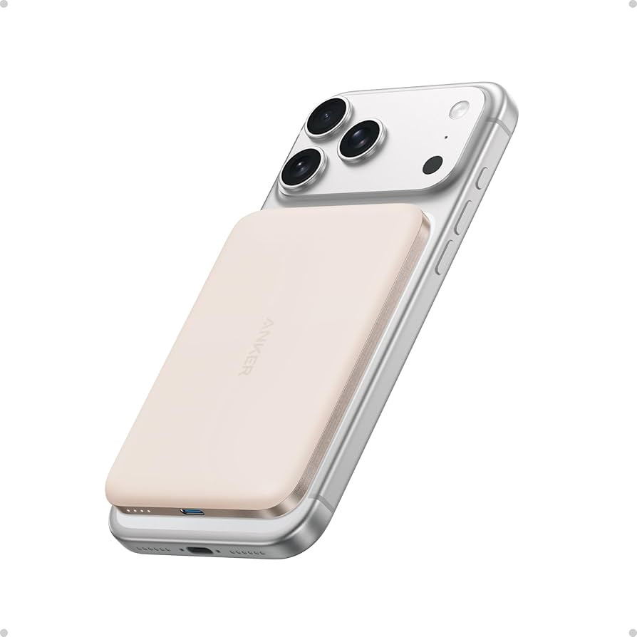 Anker Nano Power Bank, Ultra-Slim 5,000mAh Magnetic Wireless Charging Battery, Qi2 Certified 15W ... | Amazon (US)