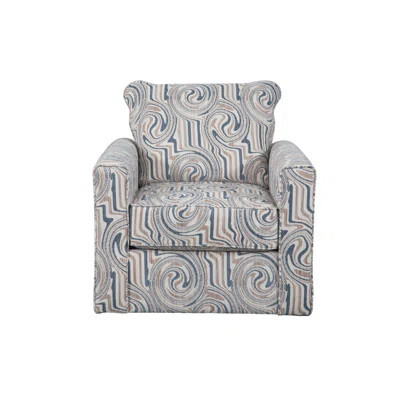 Segura 33'' Wide Chenille Swivel Lounge Chair | Wayfair North America