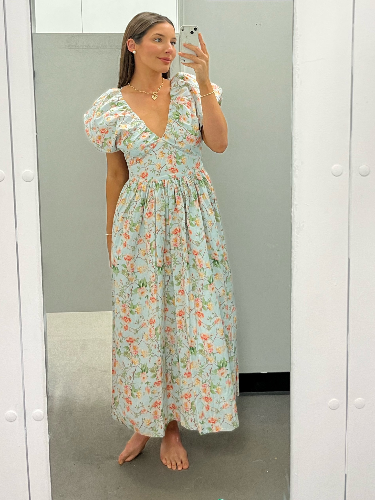 the most BEAUTIFUL grandmillennial dress from belk! the photos online didn’t have me convinced but seeing the fabric in real life & the amazing construction was a game changer. I purchased immediately!!! flattering while modest & great for a baby shower. true to size but no stretch! I purchased a size 4 at 5’9. It was on sale 50% off with a coupon! Less than $50 and the quality was better than my $200 dresses 🤍 (even has a bow in the back!🎀)

#LTKfindsunder50 #LTKsalealert #LTKfindsunder100