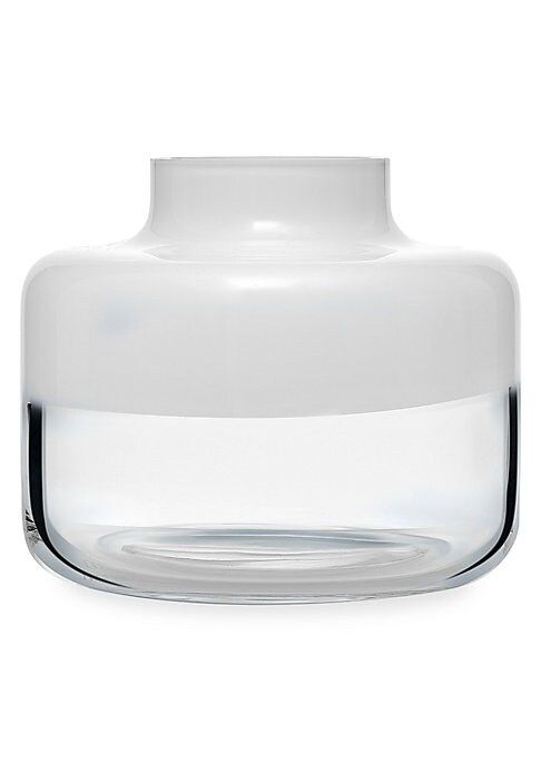 Nude Glass Magnolia Crystal Vase - Opal White | Saks Fifth Avenue