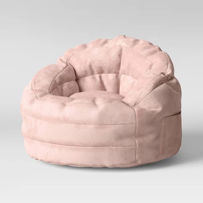 Settle In Kids' Bean Bag Chair Pink - Pillowfort™: Toddler Seat, Indoor Use, Polystyrene Beads,... | Target