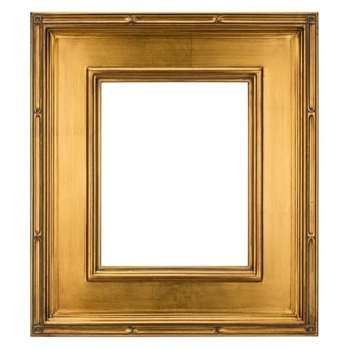 Creative Mark Museum Plein Aire Ornate Picture Frame - 10x10 - Gold Leaf - Pack of 1, High-End Antique Style Frames - Open Back with No Glass or Backing | Amazon (US)