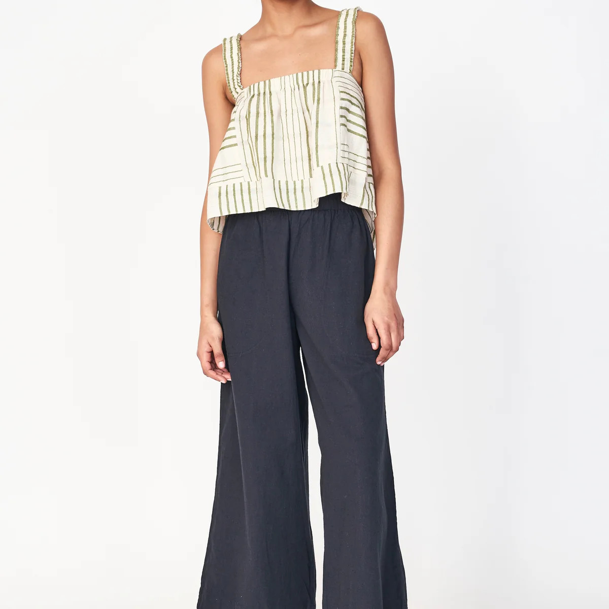 Monaco Tank in Garden Stripe | MIRTH