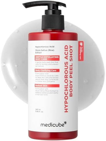 medicube Body Peel Shot with Hypochlorous Acid | Gentle Body Exfoliating Serum for Dead Skin Cell... | Amazon (US)