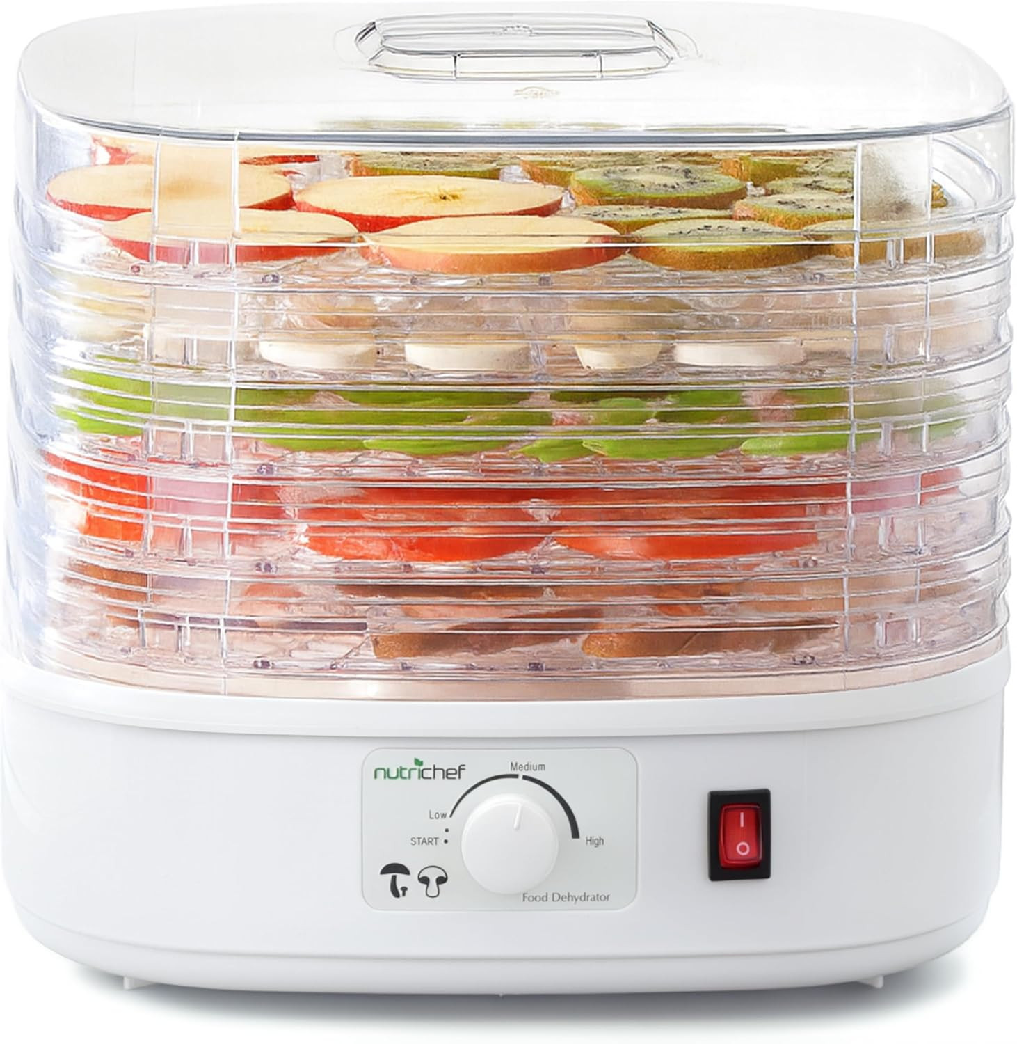 Nutrichef Food Dehydrator Machine | Multi-Tier Appliance for Home Use | Perfect for Beef Jerky, F... | Amazon (US)