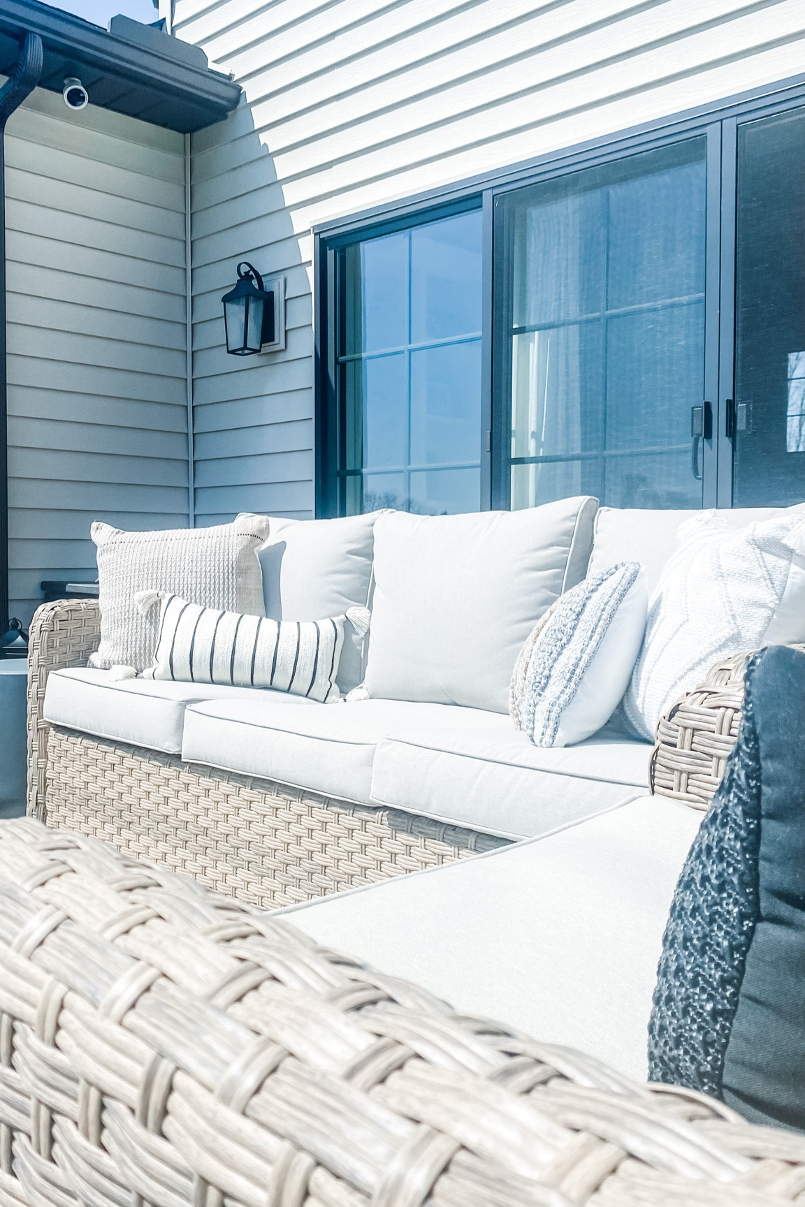 Outdoor patio set, deck set, outdoor pillows, outdoor couch, outdoor chair, outdoor side table, all weather, weather resistant, outdoor side table, wicker, modern, organic, Walmart, Target, McGee, Studio McGee, Studio McGee outdoor 

#LTKhome #LTKSeasonal