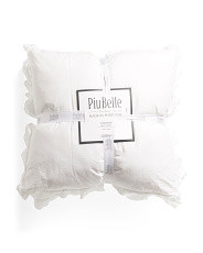 Made In Portugal 26x26 2pk Eurosham Pillows | TJ Maxx