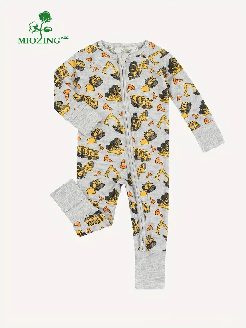 Miozing Newborn Baby Girls Bamboo Fiber Grey Edge Excavator - Temu | Temu Affiliate Program
